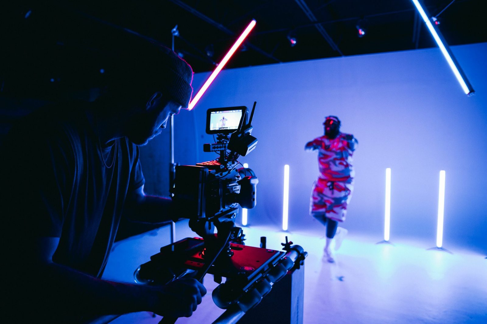 Tournage d'un clip par l'équipe OVPG Production